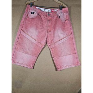 SWITCH Premium Denim Faded Cranberry Jean Shorts Men’s Size 36